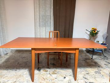 Tavolo allunganile a libro+4 sedie