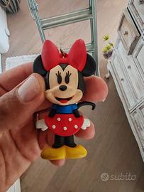 Portachiavi Minnie Mouse in gomma 3D Disney

