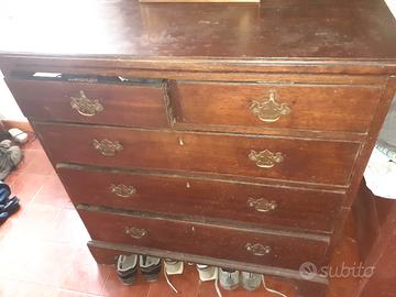 Cassettiera in rovere primi 800 