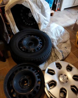cerchi in acciaio 16'' usati + copricerchi