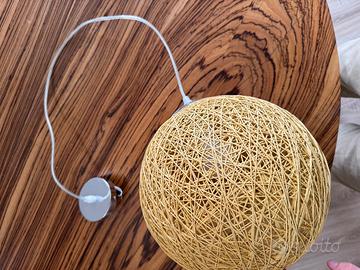 Lampadario in Rattan