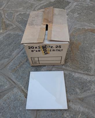 Piastrelle Candia Bianche 20x20