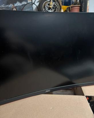Monitor curvo 27” schermo rotto