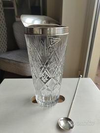 Accessori da bar in cristallo, anni 40-60