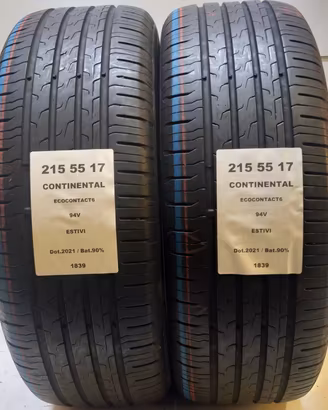 2 GOMME 215 55 17 CONTINENTAL A1839
