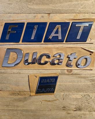 Scritte emblema fiat ducato 2.8 jtd