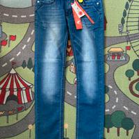 Jeans con cintura nuovi con cartellino, 12 anni