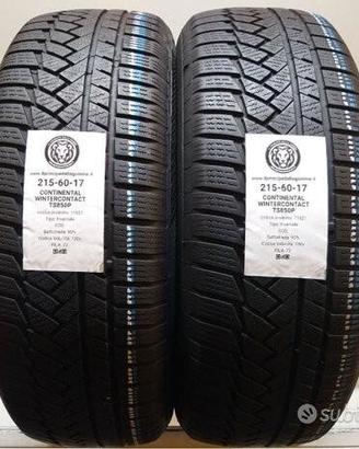 2 gomme 215 60 17 continental a11621