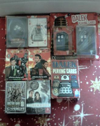 Carte poker da collezione Doctor Who,nuove e usate