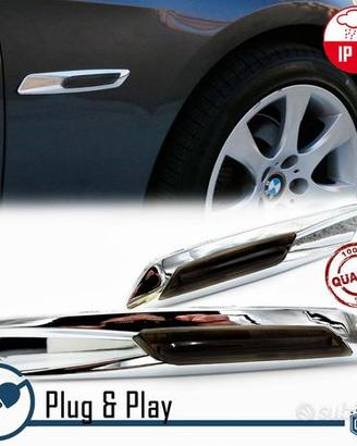 2 Frecce LED Laterali per BMW X1 E84 Cromate Fumé