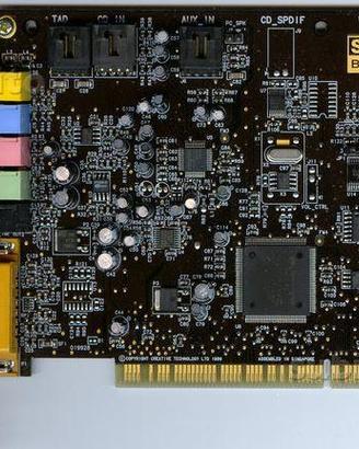 Scheda audio sound blaster live 5.1 +cd drivers