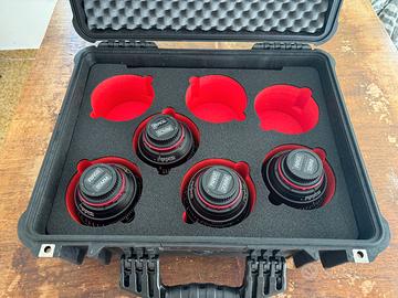 Canon Prime CN-E EF (20, 50,85) T 1.3, con valigia