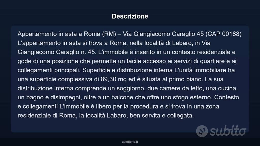 Appartamento – Roma, Labaro, Municipio Roma XV - Vista 3