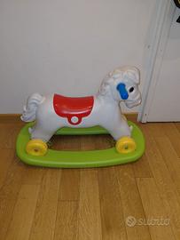 Cavallo a dondolo 2 in 1 dolu