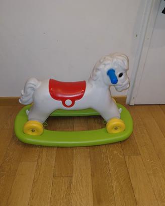Cavallo a dondolo 2 in 1 dolu