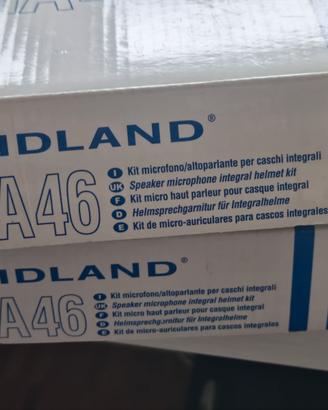 2 Kit auricolari moto per radio