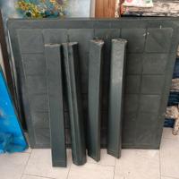 tavolo da giardino in resina verde scuro