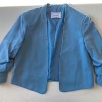 Giacca donna azzurro cielo