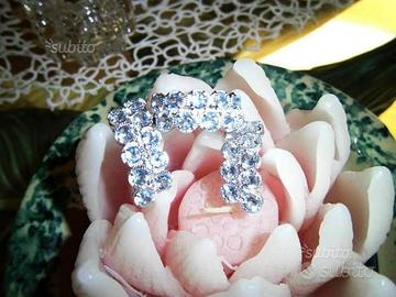 Parure argento 925 topazi