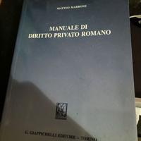Manuale di diritto privato romano. Matteo Marrone
