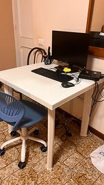 Tavolo bianco pieghevole- ottime condizione