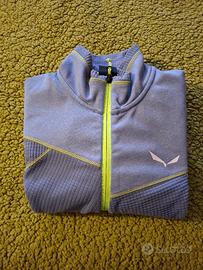maglia zip salewa 
