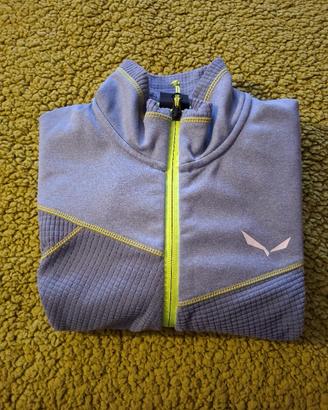 maglia zip salewa 