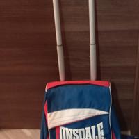 Zaino della Lonsdale con rotelle e manico estensib