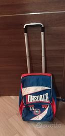 Zaino della Lonsdale con rotelle e manico estensib