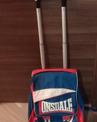 Zaino della Lonsdale con rotelle e manico estensib