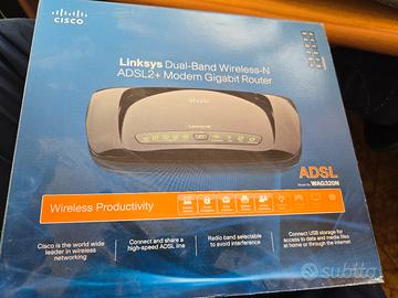 router adsl linksys wag320n 