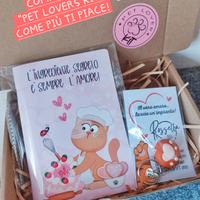 scatolina per  amanti di cani e gatti