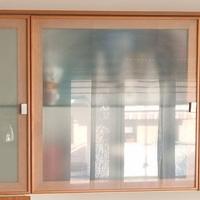 Vetrinetta pensile in legno