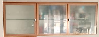 Vetrinetta pensile in legno