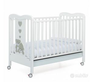 Lettino Foppapedretti Tenero Orso con Materasso 