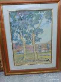 Quadro d autore e.donati olio su tela