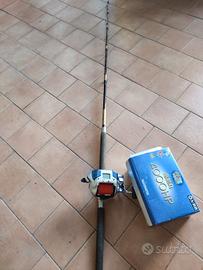 Mulinello Shimano con canna