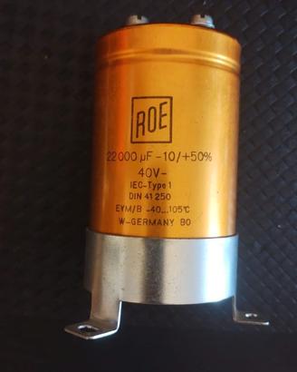 Condensatori elettrolitici grado Audio
