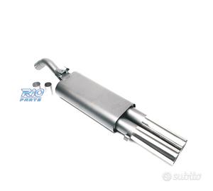 SILENZIATORE DI SCARICO PER VOLKSWAGEN VW GOLF II 