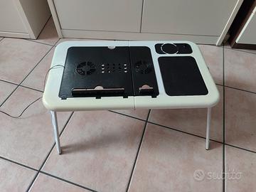 Tavolino supporto PC con ventole