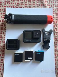 GoPro HERO9 Black + 3 batterie + accessori