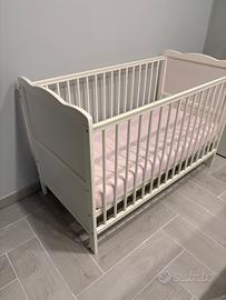 Lettino con materasso foppapedretti