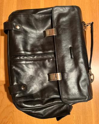 Borsa piquadro in pelle blu