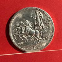2 lire quadriga briosa - 1916