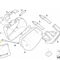 F 800 R K 1200 1300 R borsa interna valigia BMW