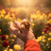 Cucciolo barboncino minitoy