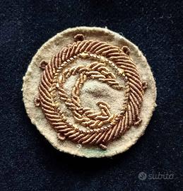 Sommergibilista fregio in canottiglia oro