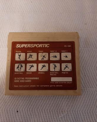 Cartuccia gioco SUPERSPORTIC per PROGRAMMABLE TV-G