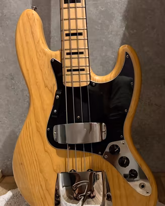 Fender jazz bass american vintage 75 natural