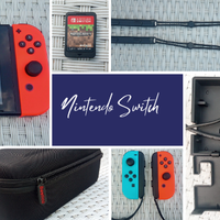 NINTENDO SWITCH Rosso/Blu + MINECRAFT + ACCESSORI